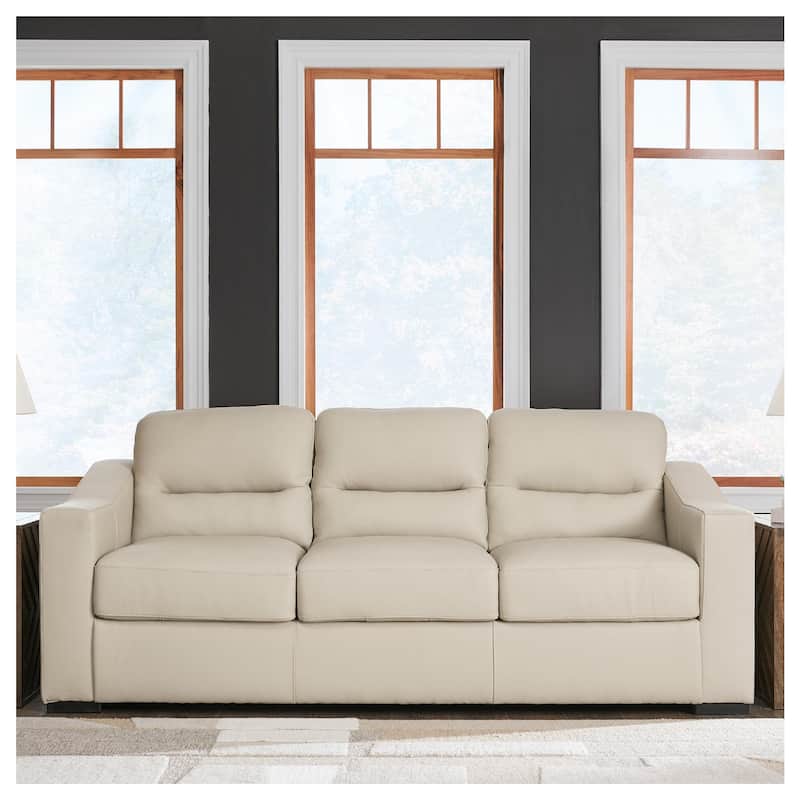 Signature Design by Ashley Treasure Trove Beige Sofa - 93" W x 40" D x 40" H - 93" W x 40" D x 40" H - Beige