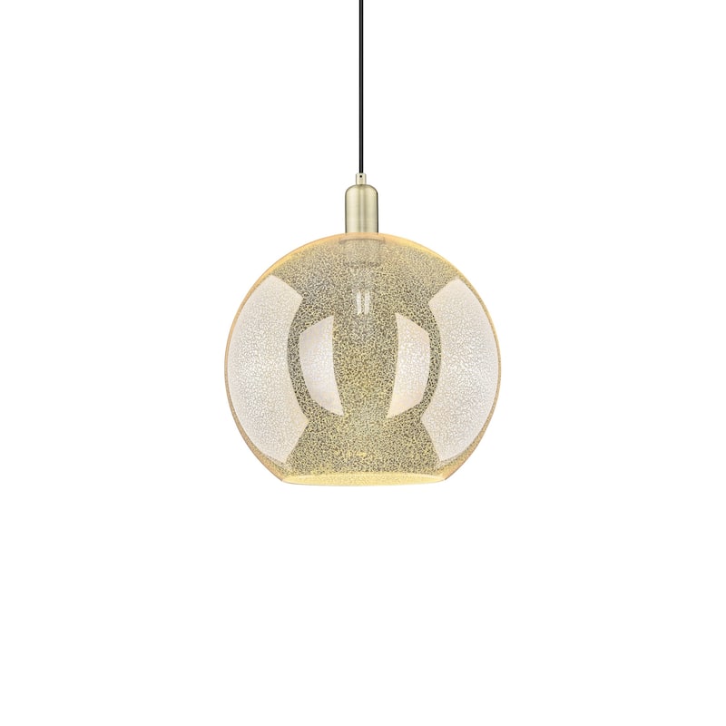 Innovations Lighting 716-1P-15-12 Athens Pendant Athens 12" Wide - Antique Brass / Mercury