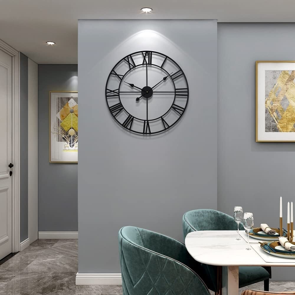 Large Modern Metal Wall Clocks