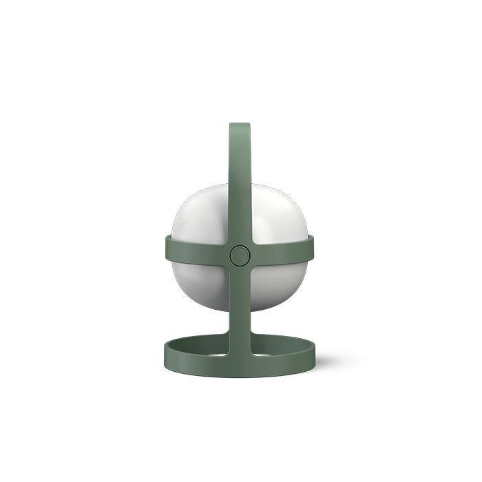 Soft Spot Solar Circular Lantern, Pine Green
