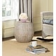 preview thumbnail 1 of 3, SAFAVIEH Remi Antique/ Grey Stool - 16.5" x 16.5" x 18.1"