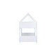 preview thumbnail 11 of 15, Low Height House Bunk Bed with Headboards,Guardrails,Ladder,Twin Over Twin Kids Bed