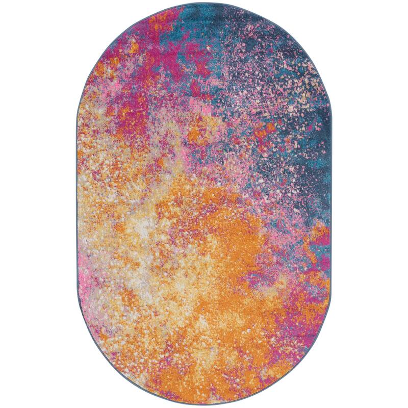 Nourison Passion Colorful Modern Abstract Area Rug