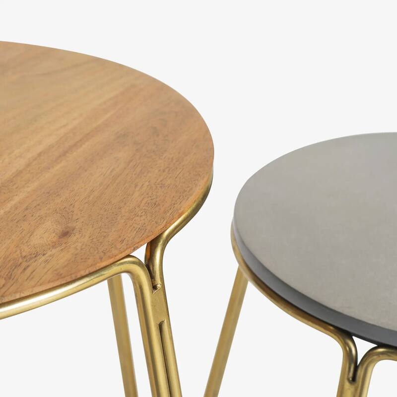 Toshi Side Table Set of 2 - Modern & Versatile Home Accent