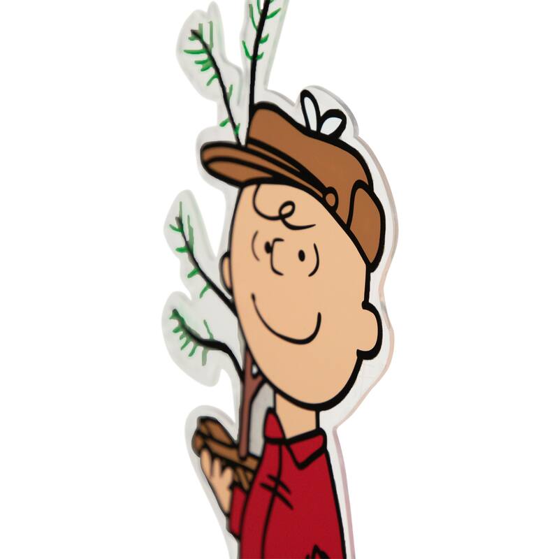 Peanuts Charlie Brown Iconic Tree Double Sided Window Cling Decor