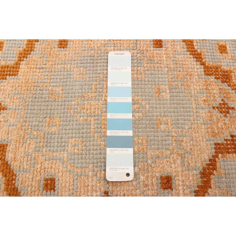 ECARPETGALLERY Hand-knotted Tangier Light Blue Silk, Wool Rug - 5'2 x 7'6