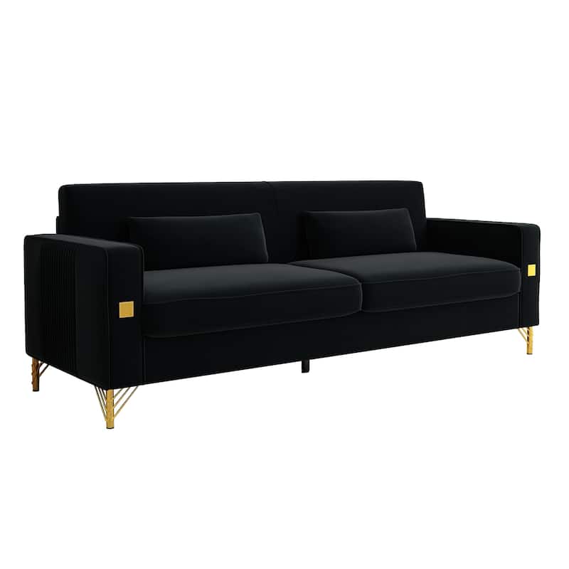 Velvet Loveseats, Comfortable Sofa for Living Room