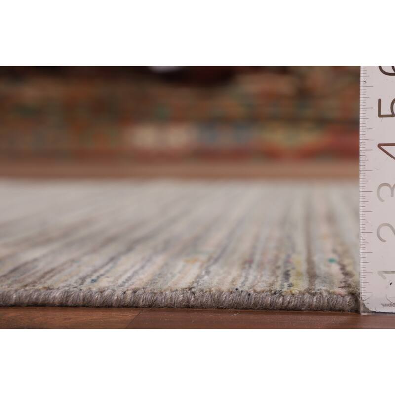 Gabbeh Oriental Area Rug Handmade Wool Carpet - 5'0" X 7'11"