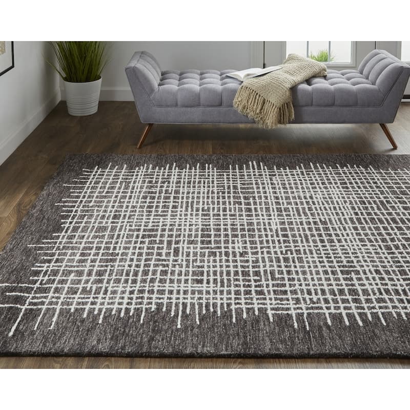 Wixo Hand Tufted Stain Resistant Soft Durable Area Rug By HomeRoots - 8' x 10'