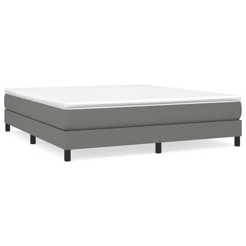 vidaXL Bed Frame Box Spring Platform Bed Base Frame Mattress Foundation Fabric