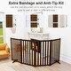 preview thumbnail 14 of 57, Wooden Freestanding Panels Pet Gate