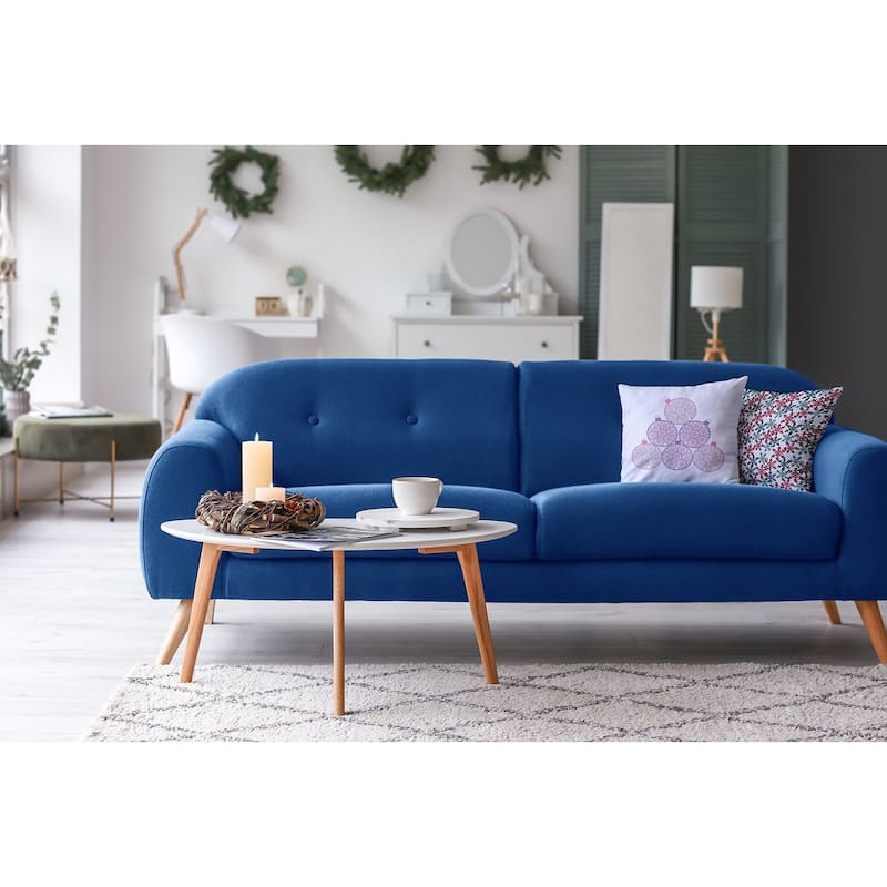 Fancy Ornament Stack Christmas Accent Pillow