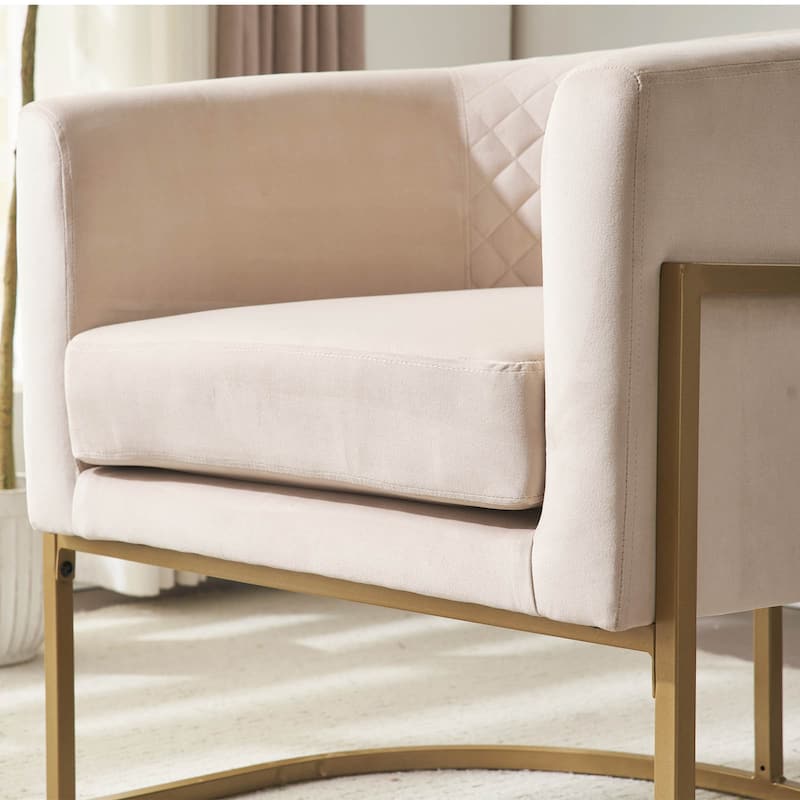 Upholstered Chair - White