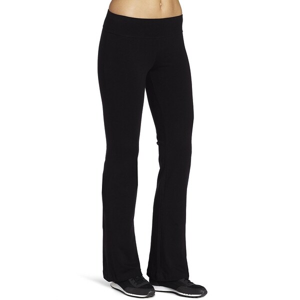 jersey bootleg trousers