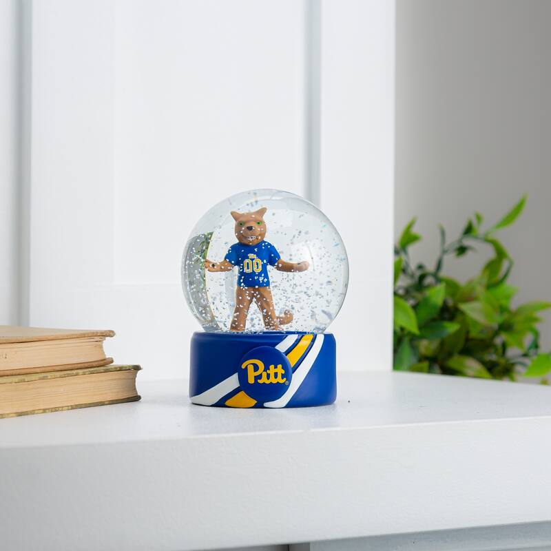 University of Pittsburgh 5 in. Glass Tabletop Snow Globe