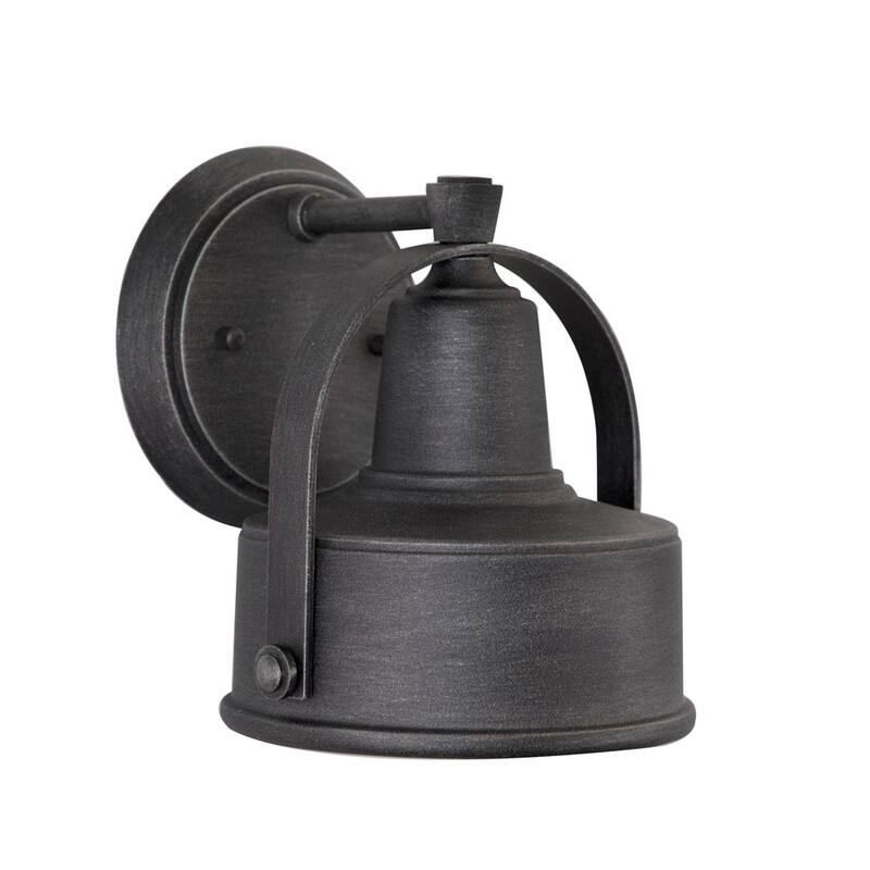 Designers Fountain Portland-DS 7" Width 1 Light Dark Sky Outdoor
