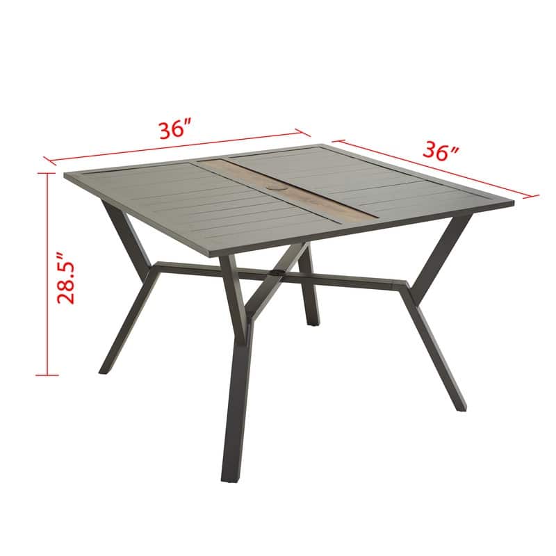 Patio Festival Thermal Transfer Col. Outdoor Dining Table