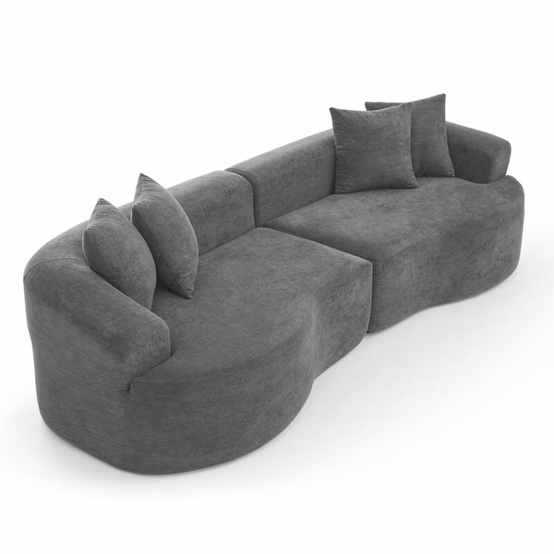Minimalist Compression Living Room Couch, No Assembly Needed