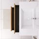 preview thumbnail 75 of 152, Floating Bathroom Vanity with Integrated Resin Top