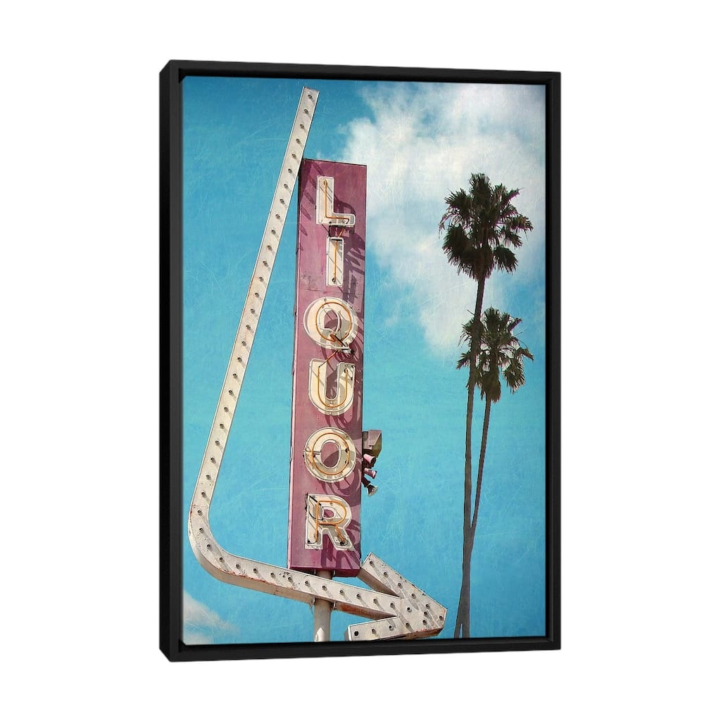 iCanvas "Liquor" by Honeymoon Hotel Framed Canvas Print