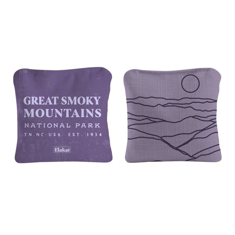 Great Smoky Mountains Dual Sided Pro Cornhole Bags (Set of 4)