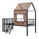 preview thumbnail 31 of 46, Playhouse Design Twin Size House Bed Kids Bed