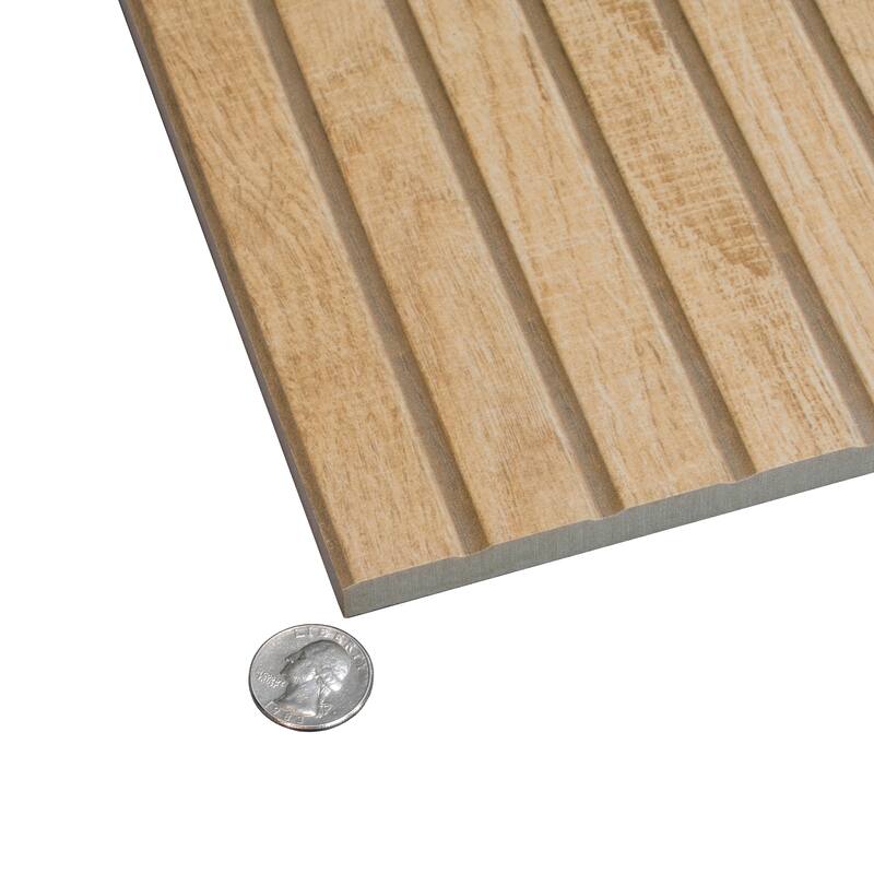 Apollo tile 24" x 48" Bois Matte Natural Porcelain Tile (15.49 sq ft/case) - 2 Pack