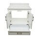 preview thumbnail 77 of 146, Nevado 37" Bathroom Vanity with Cultured Marble Vanity Top Sink in White with White Basin