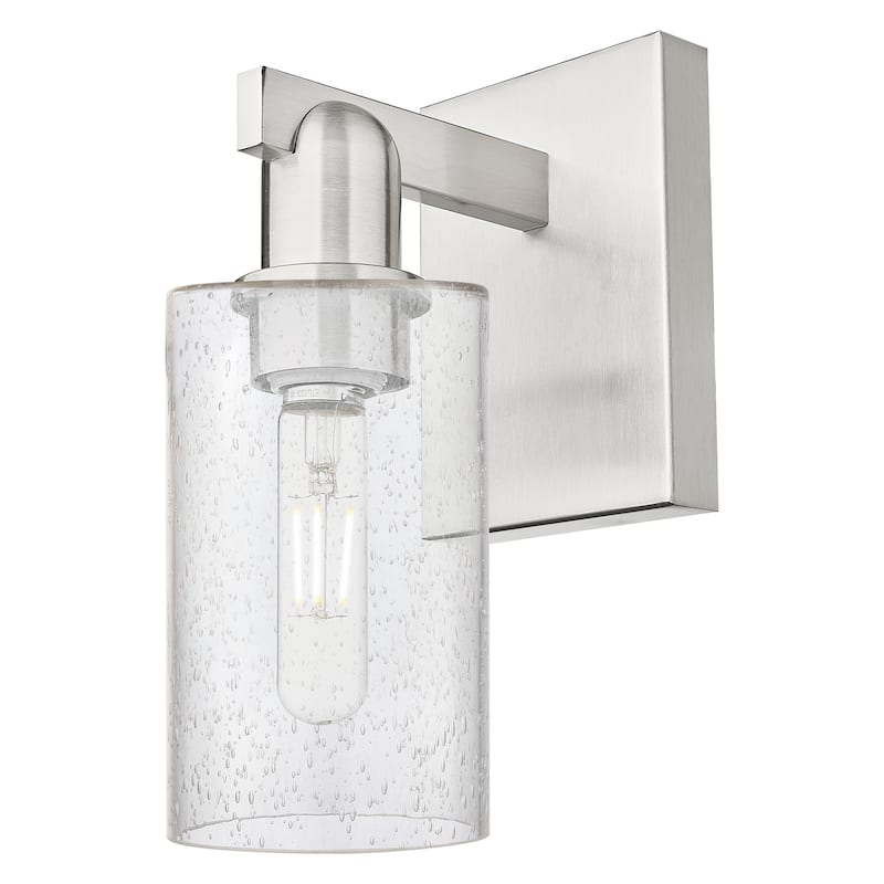 Innovations Lighting 716-1W-11-5 Clymer Sconce Clymer 11" Tall Wall - Brushed Satin Nickel / Seedy