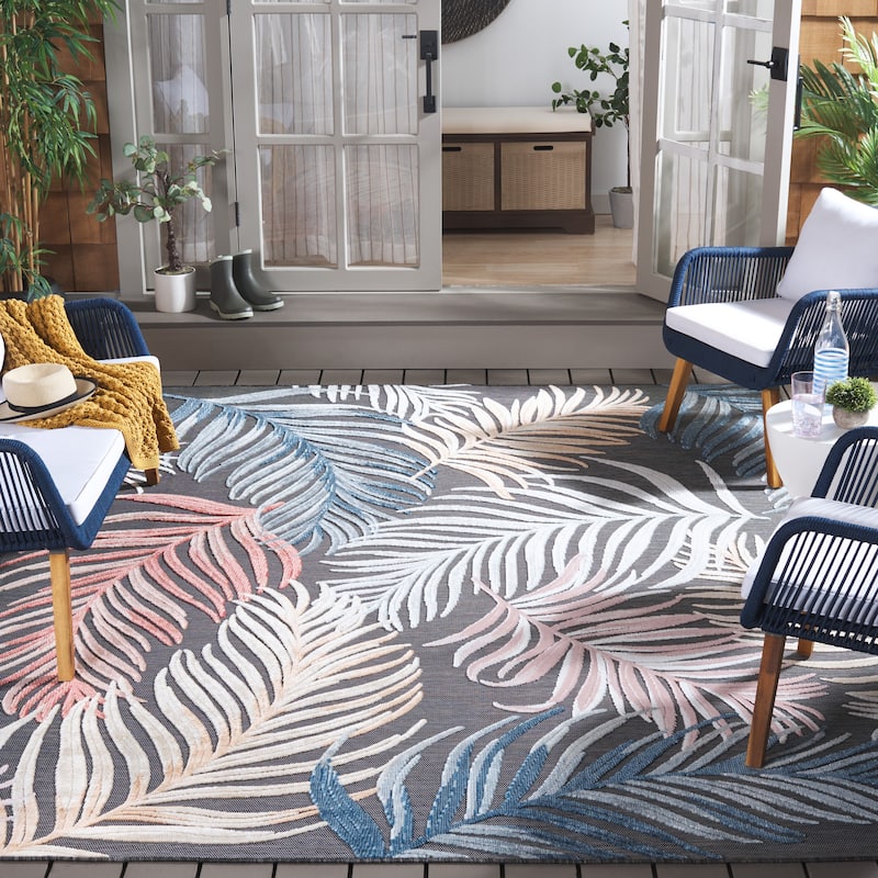 SAFAVIEH Cabana Tawnee Indoor/ Outdoor Waterproof Transitional Rug