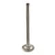 preview thumbnail 3 of 6, Kingston Brass Trimscape 10-Inch Rain Drop Ceiling Mount Shower Arm Polished Nickel