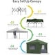 preview thumbnail 2 of 3, Outdoor 4-Sidewall 10x10 Pop Up Canopy Tent for Picnics, Camping