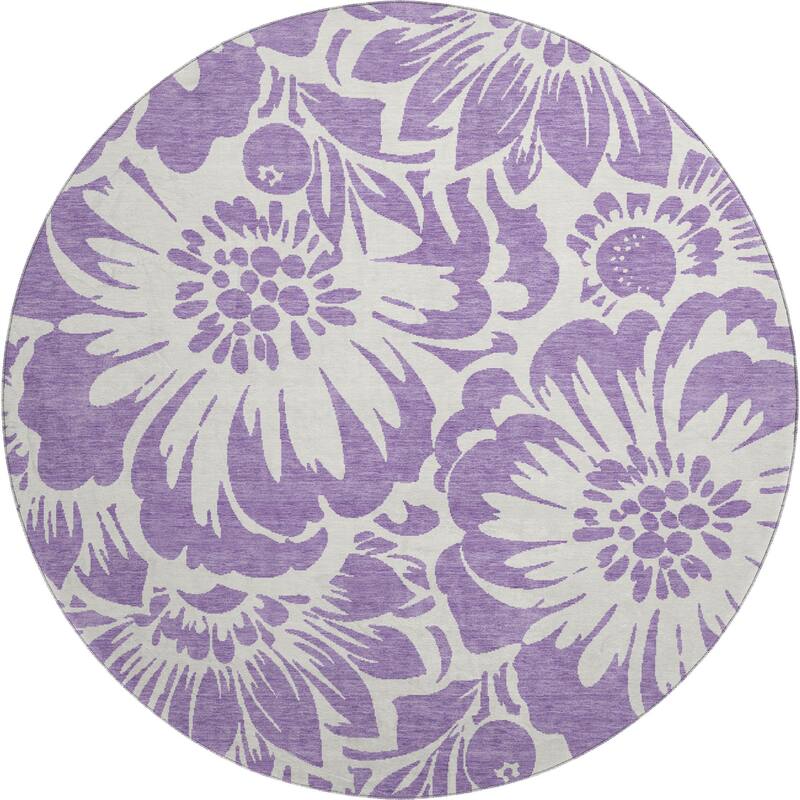 Premium Washable Super Soft Modern Floral Mayfield Rug