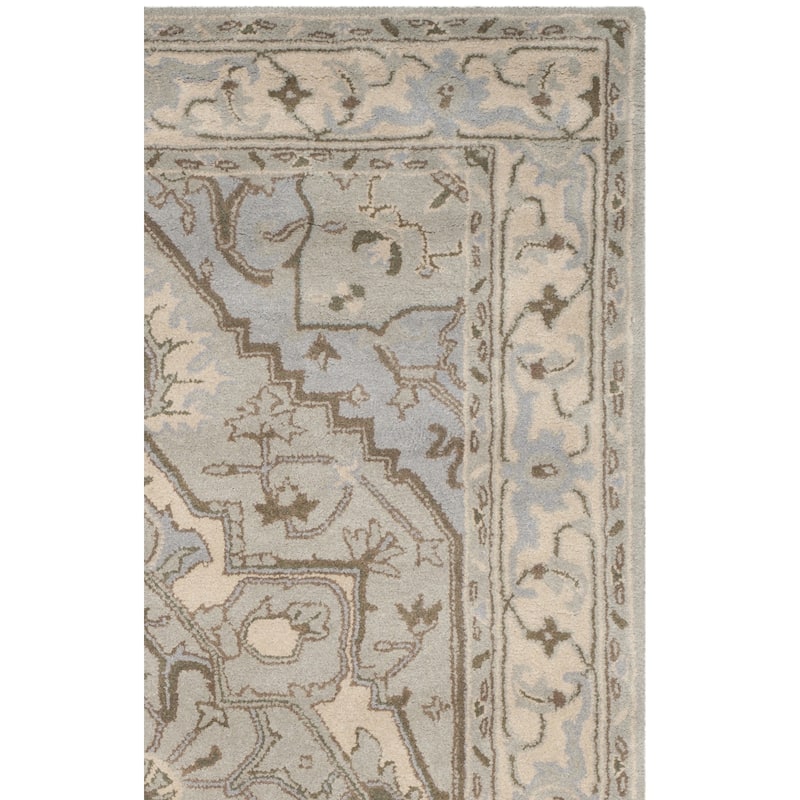 SAFAVIEH Handmade Heritage Floating Dahlia Traditional Oriental Wool Rug