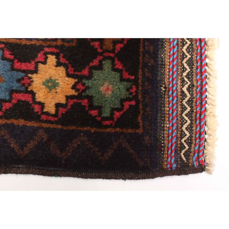 ECARPETGALLERY Hand-knotted Teimani Brown Wool Rug - 2'11 x 4'11