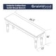preview thumbnail 6 of 7, Grain Wood Furniture Valerie Solid Wood Dining Bench
