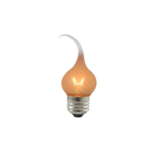 Bulbrite Pack of (25) 7.5 Watt Dimmable Silicone and Flicker S11 Incandescent Light Bulbs with Medium (E26) Base