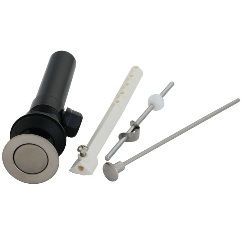 Kingston Brass Pop-Up Drain with Overflow - Brushed Nickel