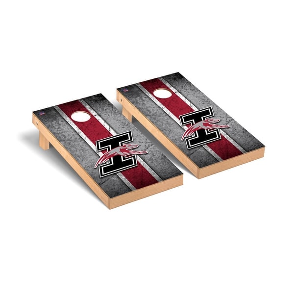 slide 2 of 5, University of Indianapolis Greyhounds Cornhole Board Set - Vintage Wooden