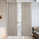 preview thumbnail 4 of 46, Linen Blend Light Filtering Back Tab/Rod Pocket Panel Pair(Set of 2)