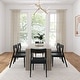 preview thumbnail 12 of 23, Modern 72-inch Rectangle Dining Table Set with 6 Chairs
