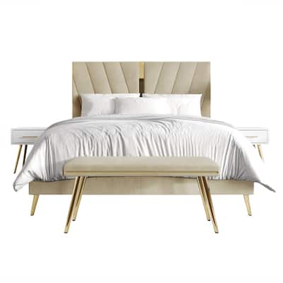 CraftPorch 4 Piece Contemporary Bedroom Set