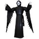 preview thumbnail 2 of 6, Sunnydaze 7’ Grisly Grim Reaper Inflatable Halloween Decoration