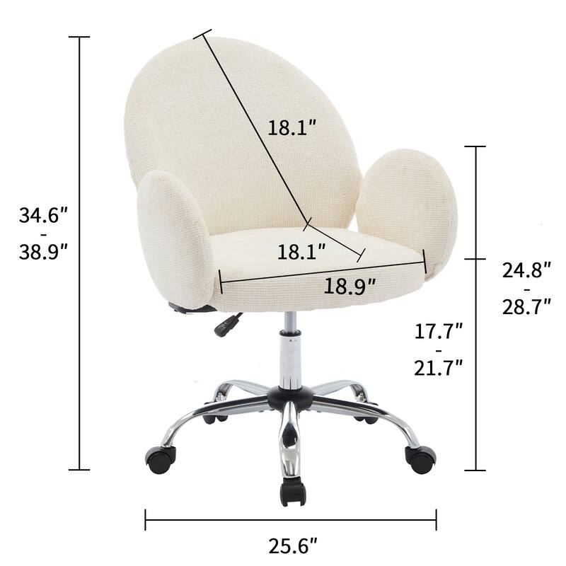 Ergonomic Office Chair with Circular Armrests Bed Bath & Beyond