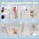 preview thumbnail 9 of 10, Toddler Slide, 8 in 1 Kids Slide, Baby Slide Toddler Playground, Indoor Outdoor Playset for Toddlers Age 1-3