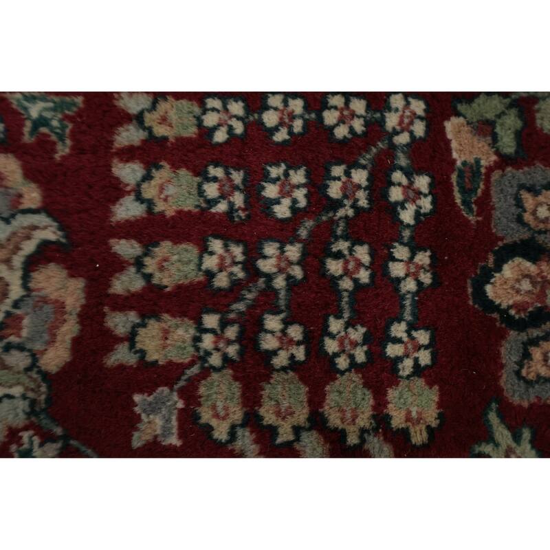 Hand Knotted Oriental 100% Wool Carpet Traditional Floral Multi-Colored Agra Area Rug - 17' 4'' X 11' 6''