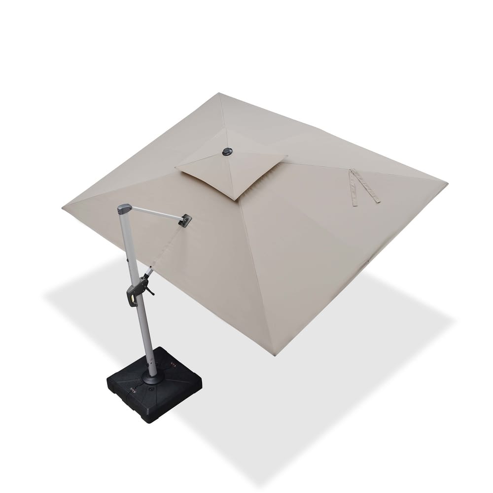 PURPLE LEAF 10 x 12ft Outdoor Rectangle Large Cantilever Umbrella