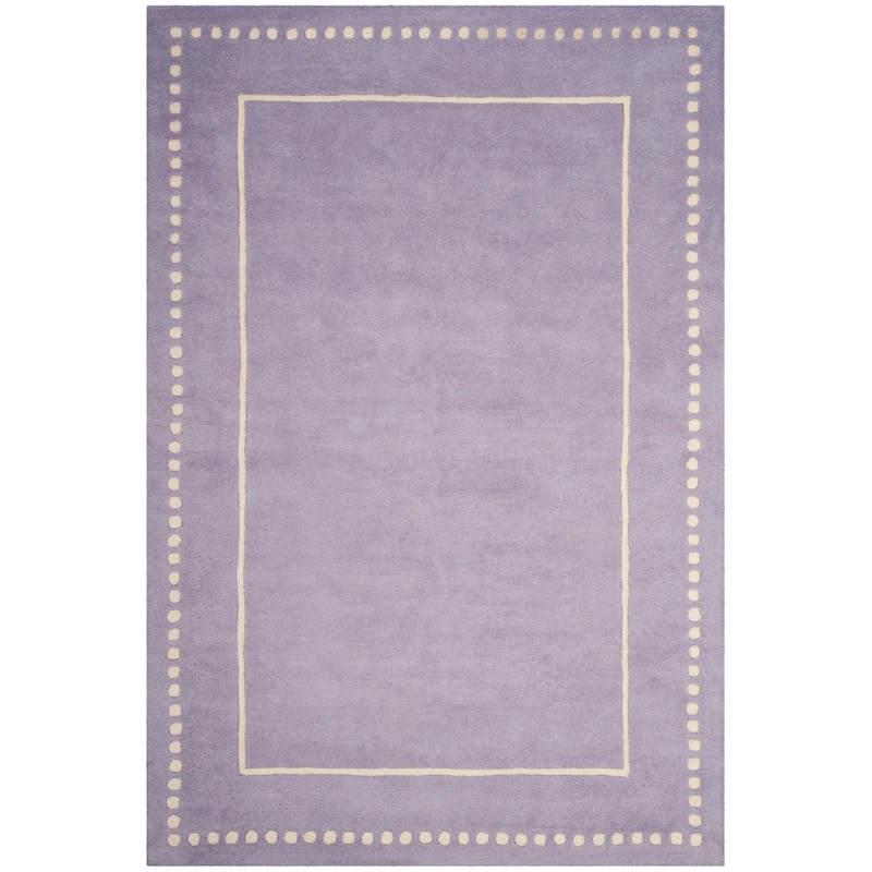 SAFAVIEH Handmade Bella Alverta Dotted Border Wool Rug