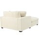 preview thumbnail 40 of 47, Modern Oversized Indoor Chaise Lounge Couch with Pillows