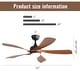 preview thumbnail 58 of 118, Sofucor 45/52 Inch Ceiling Fan with Remote & Lights Quiet DC Motor 5 Blade High CFM Modern Fan